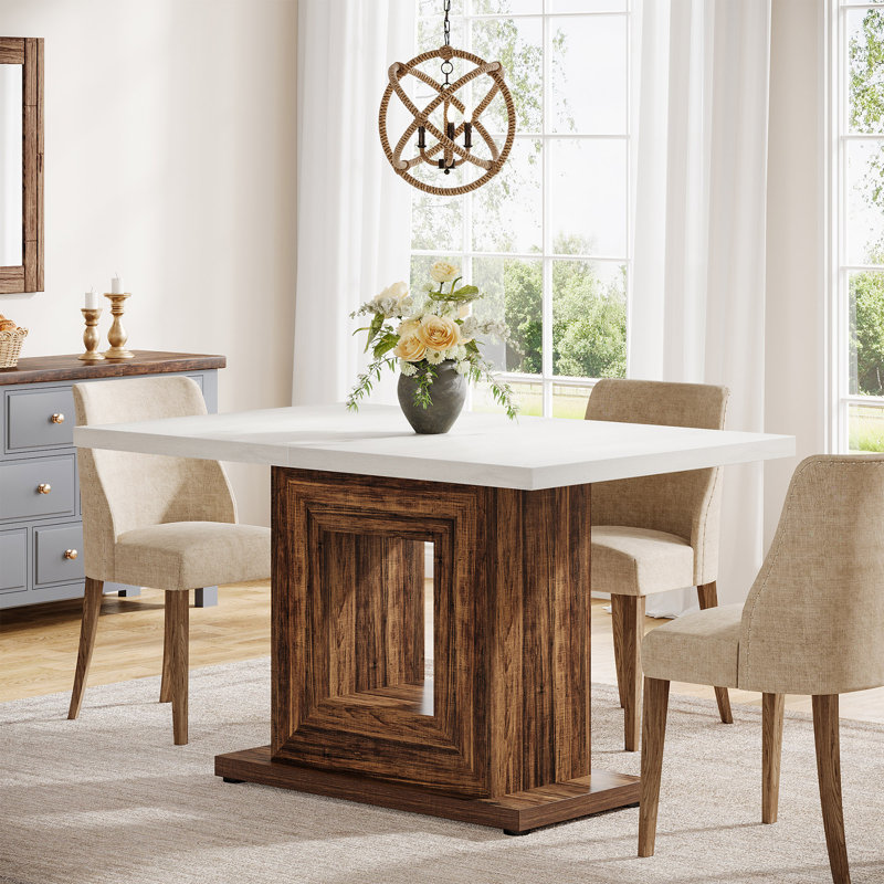 Millwood Pines 47'' Farmhouse Dining Table for 4 & Reviews | Wayfair